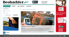Desktop Screenshot of beobachter-online.de