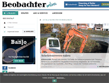 Tablet Screenshot of beobachter-online.de